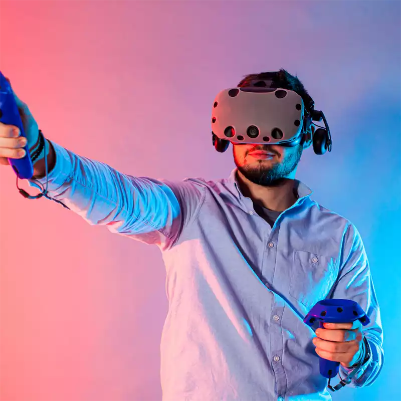 station vr casque vr réalité augmentée réalité virtuelle casque htc vive oculus quest en teambuilding
